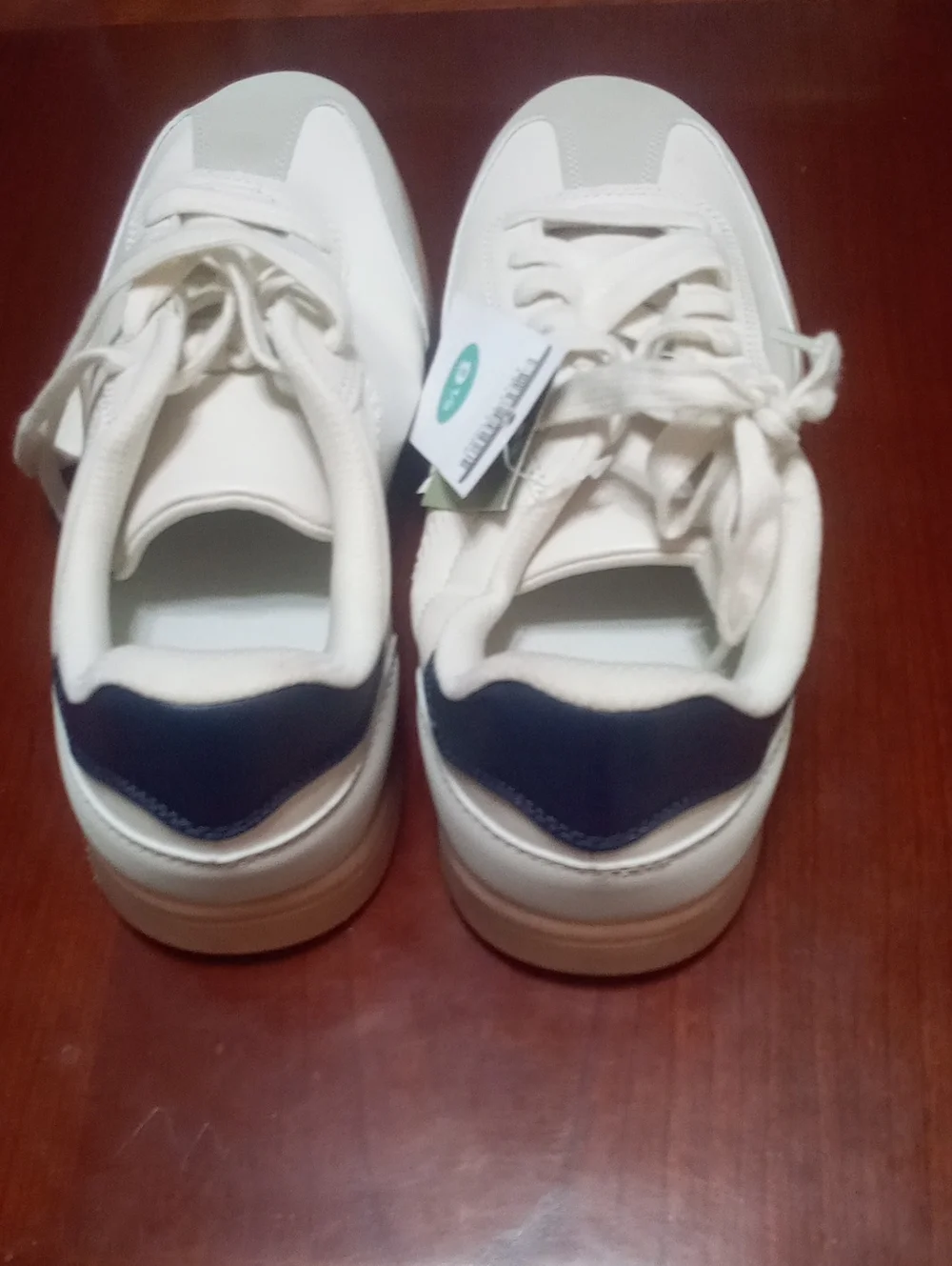 Goodfellow Men's White and Light Gray Low-Top Sneakers Sz 9 1/2 NWT $40 Finlay